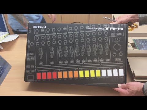 Roland AIRA TR-8 TB-3 VT-3 Unboxing First Look upclose unpack and listen