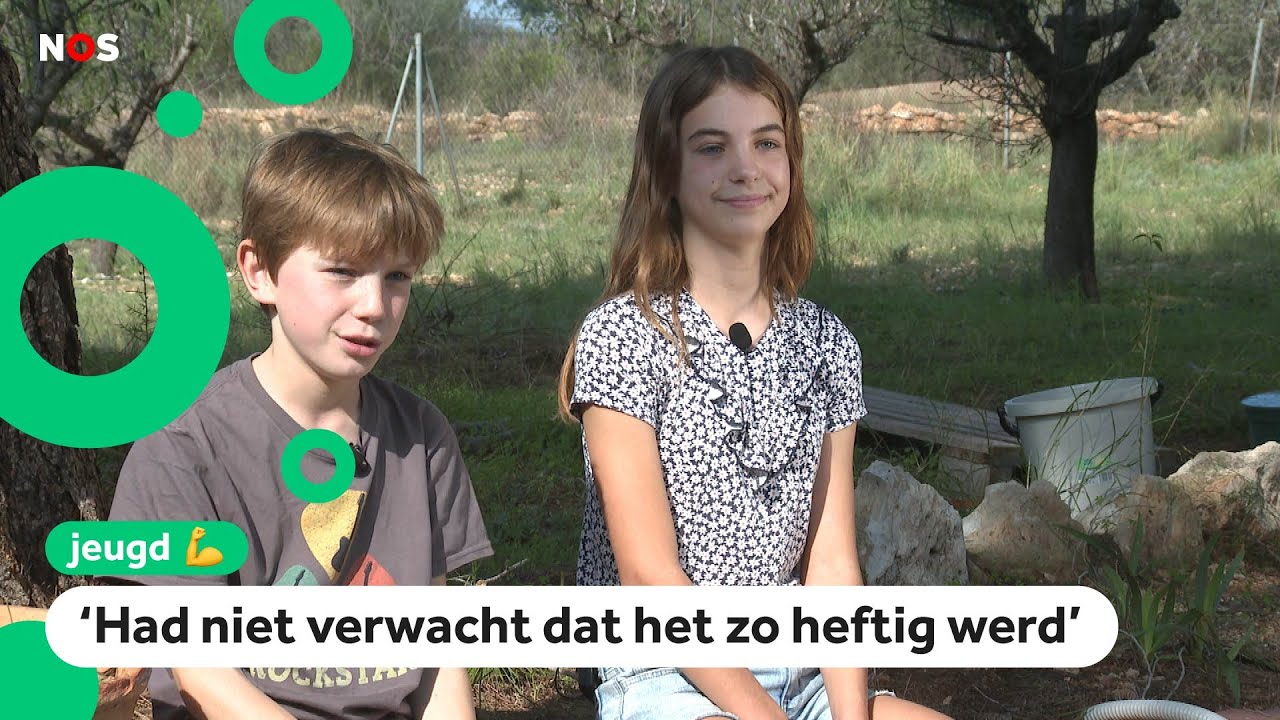 Kinderen in Valencia over de overstromingen: 'De wc ontplofte'