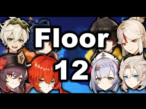 Genshin Impact Full Pyro and Geo Team Vs Floor 12