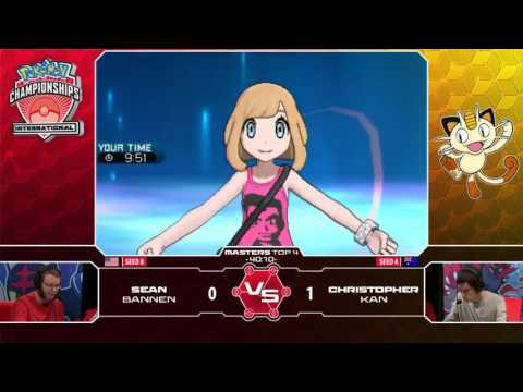 Top 4 Sean Bannen vs Christopher Kan VGC 2017 North America International Championships Pokemon