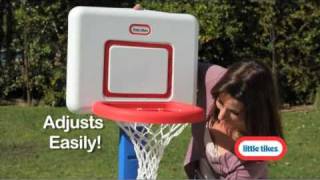 Vaikiškas krepšinio stovas reguliuojamas aukštis nuo 76 iki 120 cm | Little Tikes 