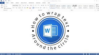 How to Wrap Text Around a Circle In MS Word | Write Text In a Curve in Microsoft Word