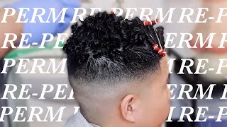 How to get tight curls? Mens perm tutorial!