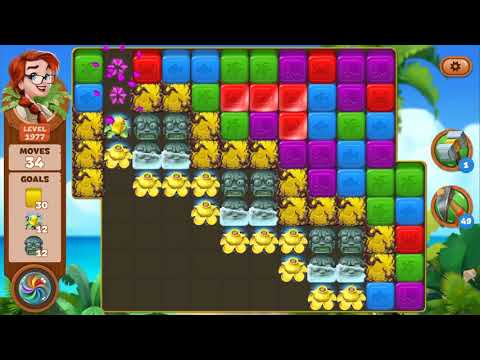 Lost Island Blast Adventure Level 1977 NO BOOSTERS - A S GAMING ✔️