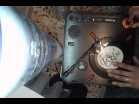 (chirp-Flare) tecnic on Numark pt-01 scratch