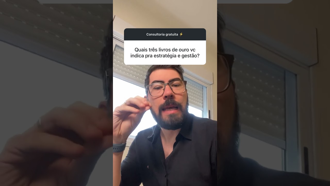 3 livros de ouro pra gestão e estratégia #gestao #branding #estrategia #gestão