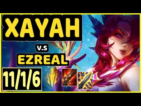 FORG1VEN (XAYAH) vs EZREAL - 11/1/6 KDA BOTTOM ADC CHALLENGER GAMEPLAY - EUW