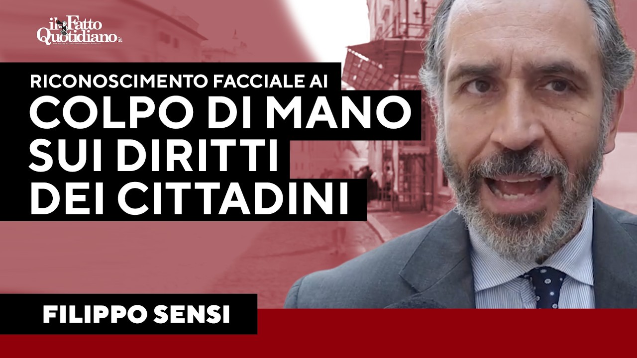 Sensi (Pd): “Riconoscimento facciale con l’AI è colpo di mano su diritti fondamentali dei cittadini”
