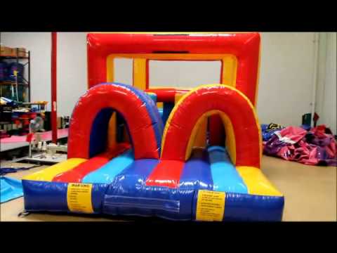 BouncerDepot - Inflatable Obstacle Course with Water Slide