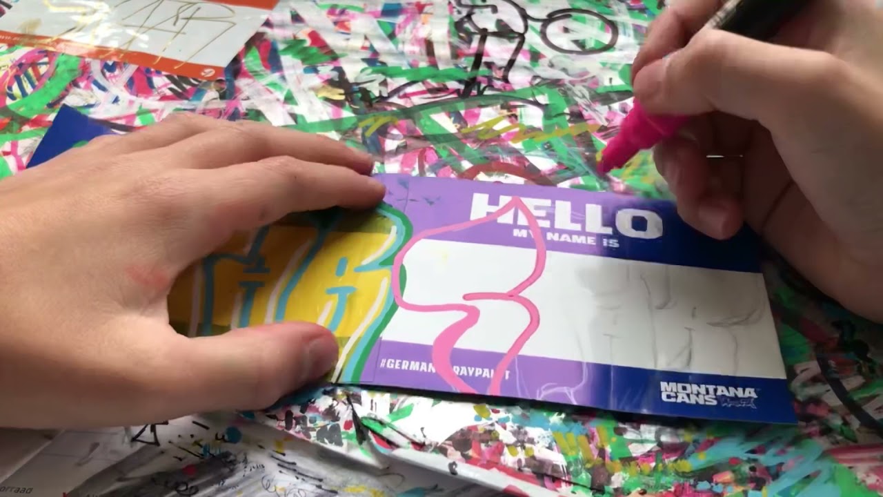 STAR Graffiti - Double Hello my name is stickers. PART 2.