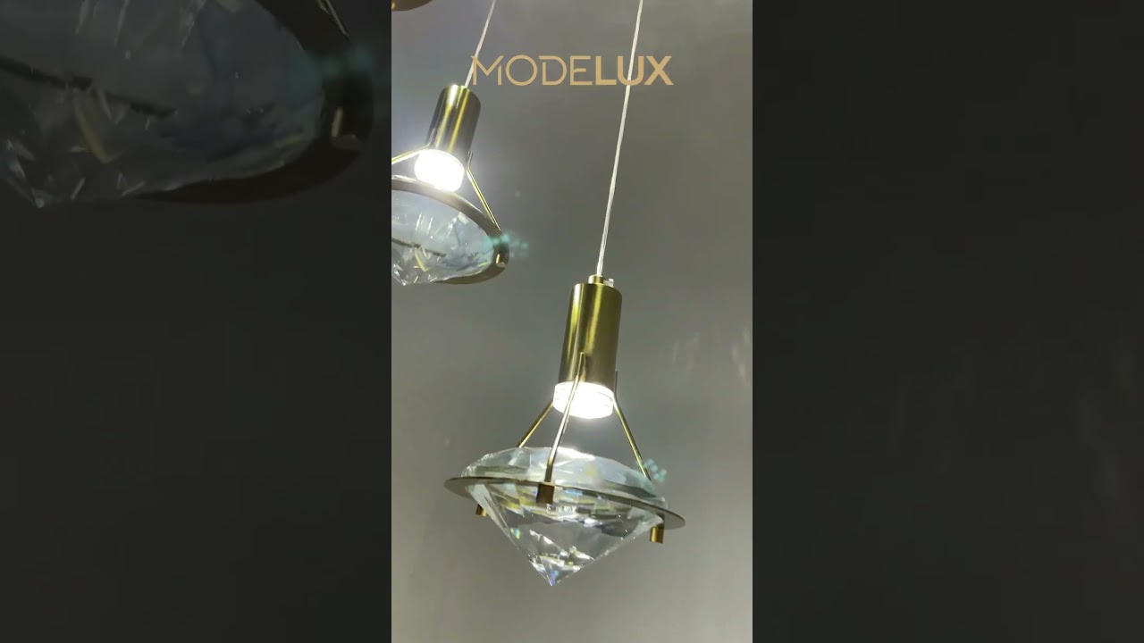 Подвесной светильник 13*13*135 см, LED 4,5W, 4000K, Латунь MODELUX ML.88973.1 BS