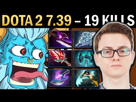 Spirit Breaker Gameplay Miracle with 19 Kills and Windwaker - Dota 7.39