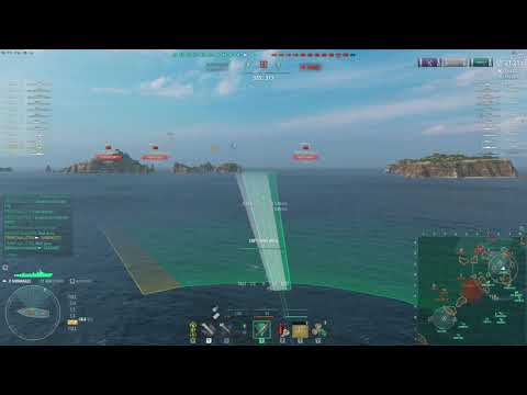 Shimakaze IJN Destroyer | 313k Dmg, HC, Dev Strike | World of Warships Replay