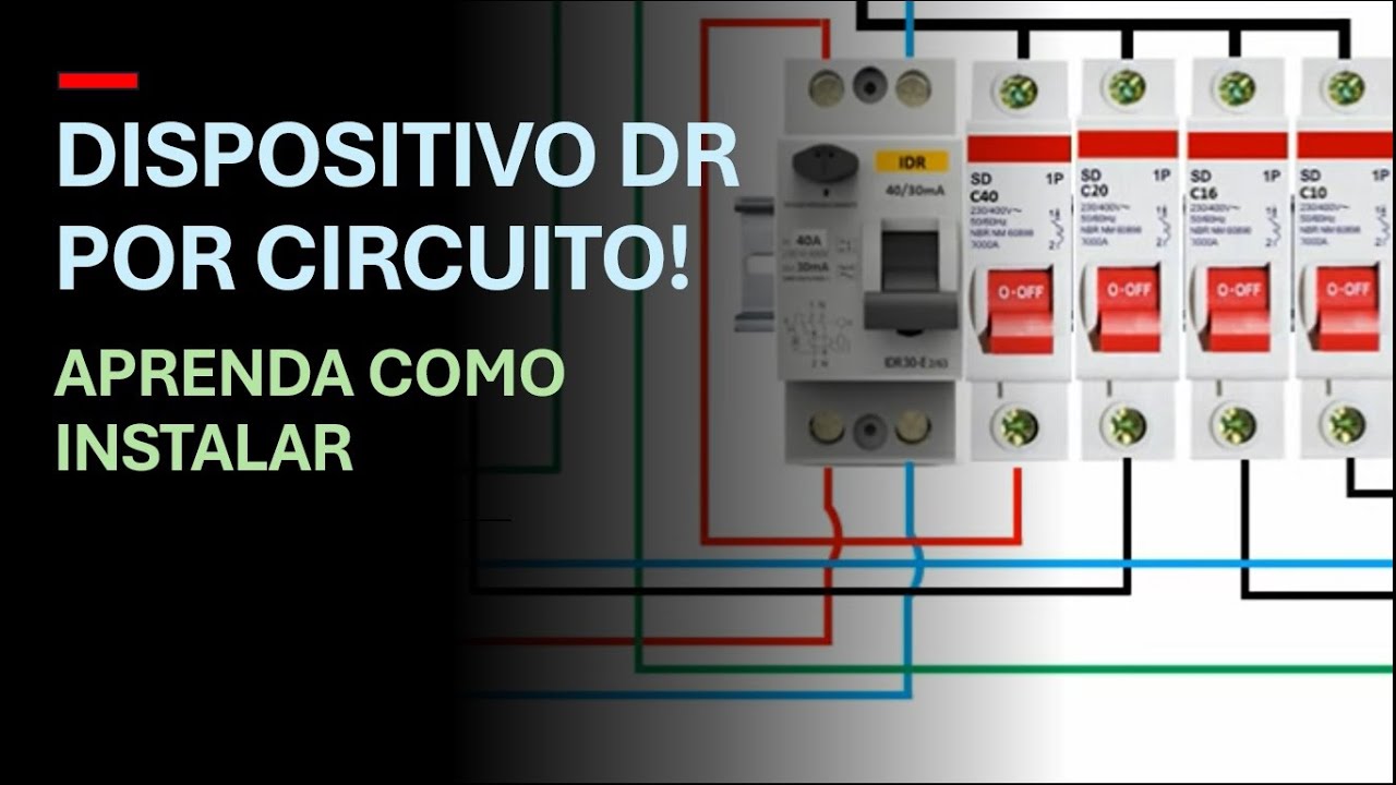 DR EM UM ÚNICO CIRCUITO, aprenda a instalar.