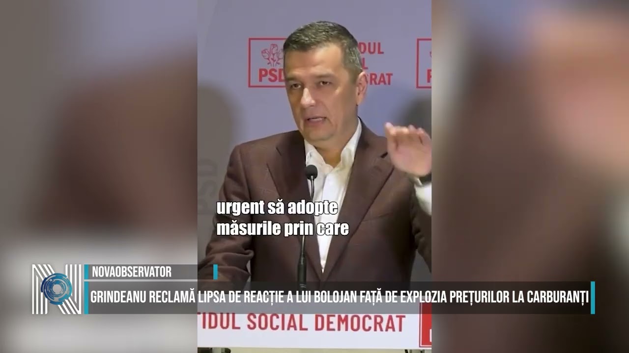 Grindeanu reclamă lipsa de reacție a lui Bolojan față de explozia prețurilor la carburanți