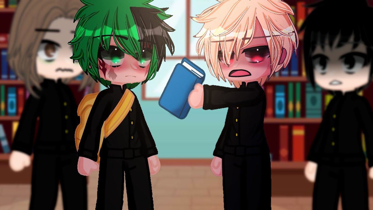 ♡ Highschool Sweethearts ♡ Gacha Meme (Not Og) | Bkdk | Past middle school AU || MHA
