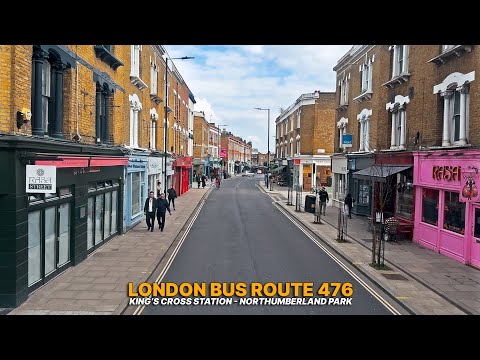 London Bus Ride - Route 476 - Upper Deck POV through North London neighbourhoods 🚌