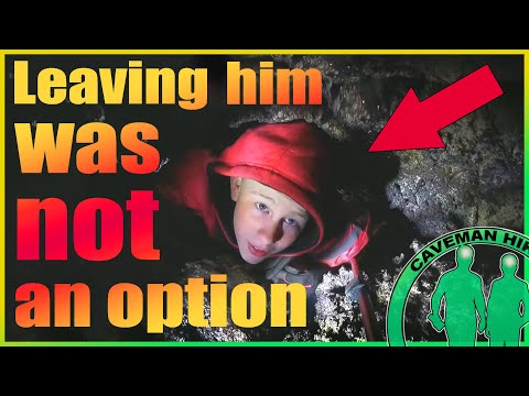 A cave we shouldn't have gone in but we went anyways.