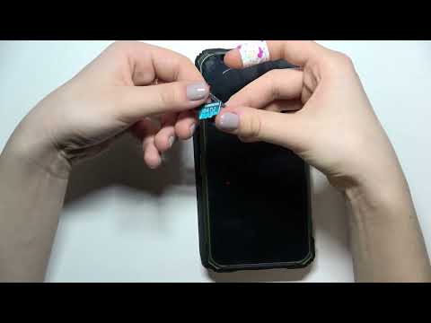 Как вставить сим карту и карту памяти в Doogee S86 Pro