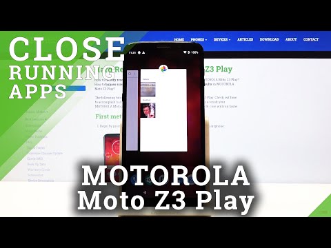 How to Turn Off Running Apps in MOTOROLA Moto Z3 Play – Close Background Apps