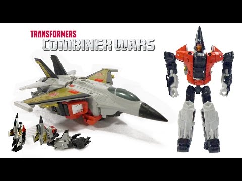 Transformers Combiner Wars Deluxe SKYDIVE (2015) Toy Review (60FPS)