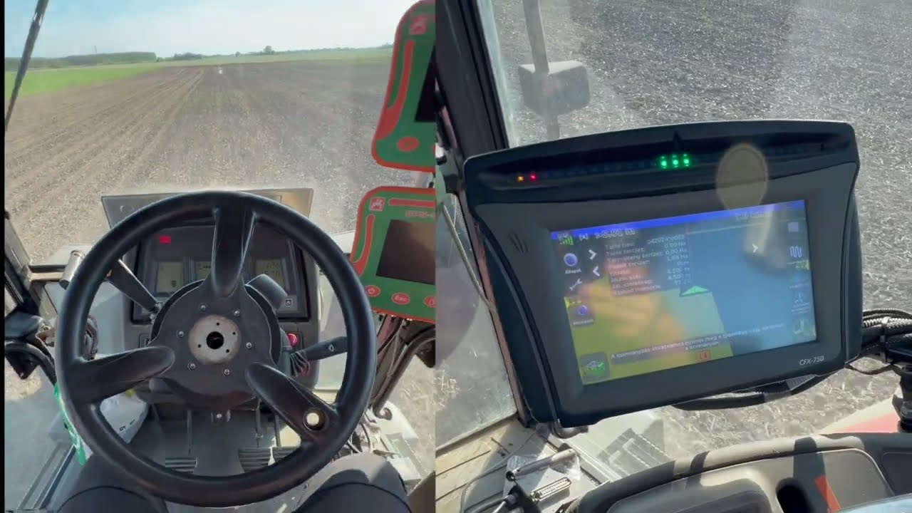 Komplett Trimble CFX-750 EZ-Pilot + SAM-200 RTK automata kormányzási rendszer