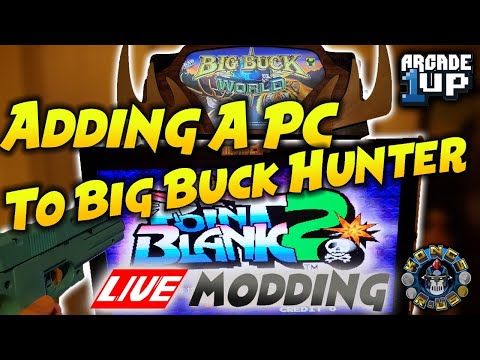 Adding a PC to Arcade1Up Big Buck Hunter | Big Buck World | LIVE Modding Session