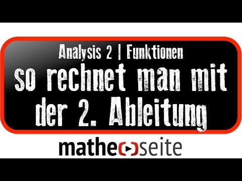Krümmung berechnen mit der 2. Ableitung der Funktionsgleichung f''(x) | A.11.03