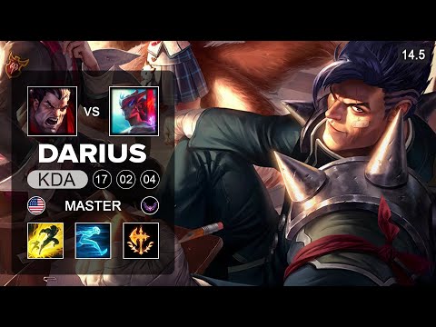 Darius vs Yone Top - NA Master - Patch 14.5 Season 14