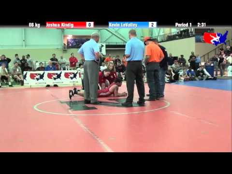 Joshua Kindig vs. Kevin LeValley at 2013 ASICS University Nationals - FS