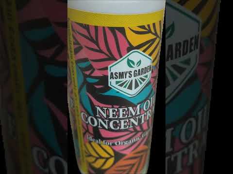 Neem oil concentrate-- non toxic plant protection
