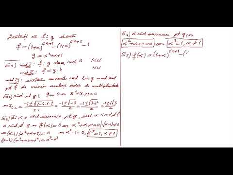 8.4. Divizibilitatea polinoamelor