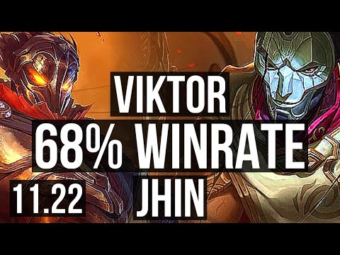 VIKTOR & Soraka vs JHIN & Blitz (ADC) (DEFEAT) | 10/3/29, 68% winrate | NA Master | 11.22