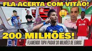 FLAMENGO QUER KAIO JORGE E TOPA PAGAR QUASE 200 MILHÕES! VITÃO ACERTA COM FLAMENGO!