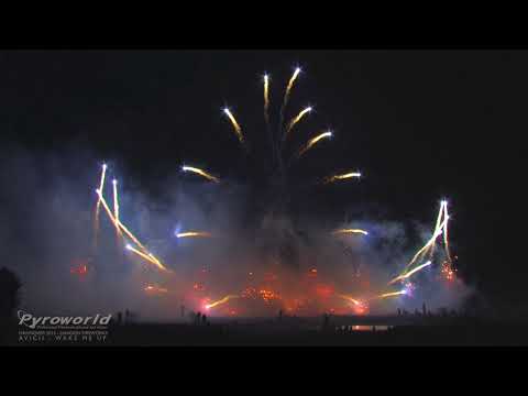 AVICII - Wake me up - Hannover Int.Fireworks festival  2015 - Dragon Fireworks