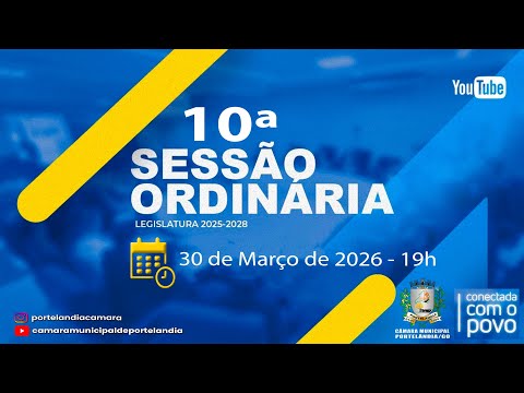 Câmara Municipal de Portelândia-GO está ao vivo!