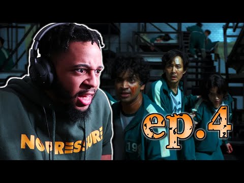 LIGHTS OUT 😳 || Squid Game - Episode 4 || REACTION