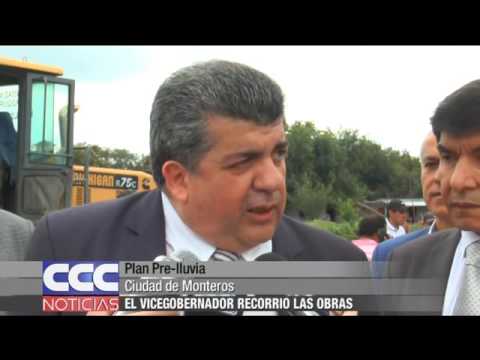 Plan Pre lluvia EL VICEGOBERNADOR RECORRIO LAS OBRAS