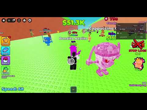 We escaped LOGS FOR BRAINROTS in Roblox