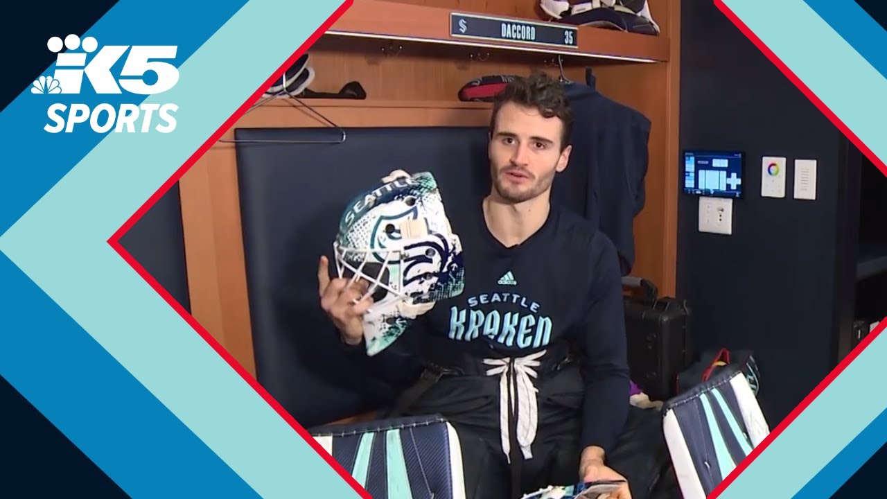 Painted between the pipes: The artwork of the Kraken goaltenders