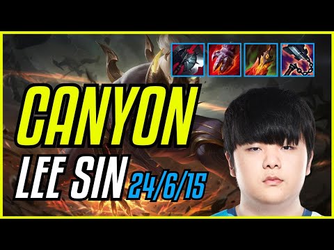 CANYON - LEE SIN vs GRAVES JUNGLE - EUW GRANDMASTER - PATCH 11.9