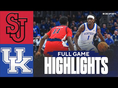 No. 22 St. John's vs Kentucky Wildcats | Full Game Highlights