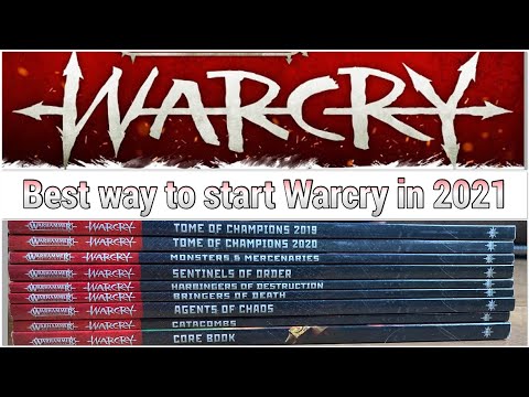 How to start playing Warcry in 2021.  What do all of the books mean and which ones do you need?