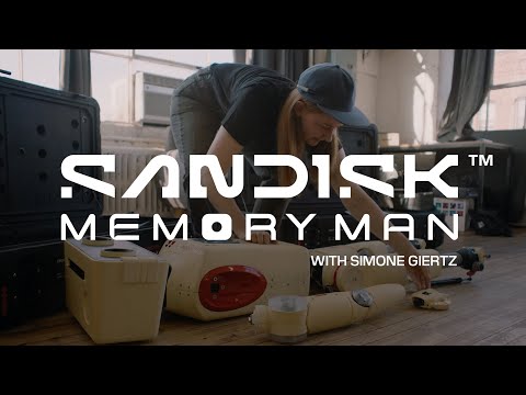 Behind the Scenes with SANDISK Memory Man and Simone Giertz