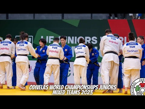 JPN vs TUR - Round 1 - Odivelas World Championships Juniors Mixed Teams 2023 - 柔道