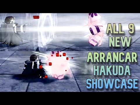 ALL 9 NEW ARRANCAR EXCLUSIVE HAKUDA SKILLS SHOWCASE! [Peroxide]