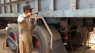 Handmade 10 Wheeler Hino Mini Truck & Truck Body Manufacturing in ...#amazing