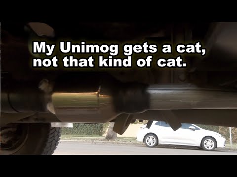 My Unimog gets a cat, not that kind of cat.