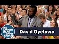David Oyelowo's Dad Hams It Up in the Tonight Show Audience