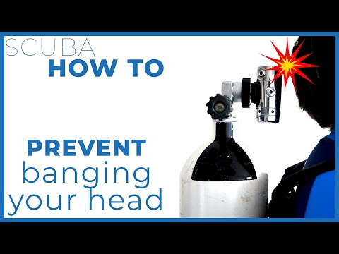 How To Stop Your Regulator Hitting the Back of Your Head #scuba